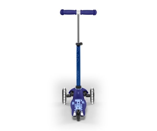 Laste tõukeratas Micro Mini Deluxe LED-ratastega (sinine), lastele 2-5 aastat