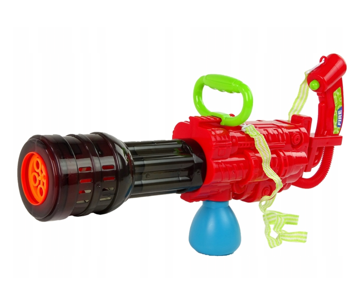 Automaatne mullipüstol vikerkaarevärviliste mullidega