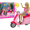 Barbie Lily roosa rolleriga
