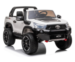 Laste elektriauto Toyota Hilux 4x45W (2x12V7Ah) valge, 2-kohaline