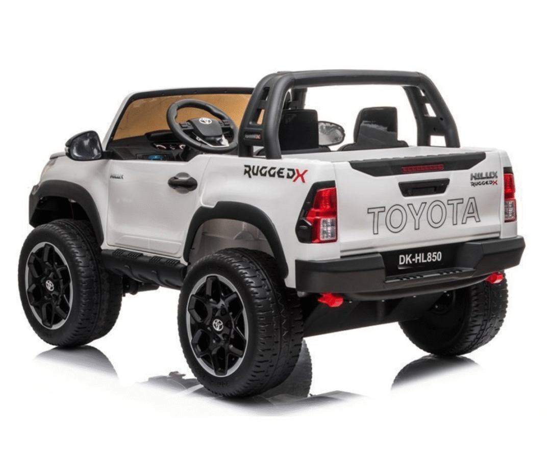 Laste elektriauto Toyota Hilux 4x45W valge 2-kohaline