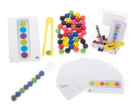Montessori õppemäng - värviliste kuulide sorteerimine