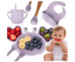 9-osaline laste söögikomplekt iseseisva söömise õppimiseks 🌟🥣