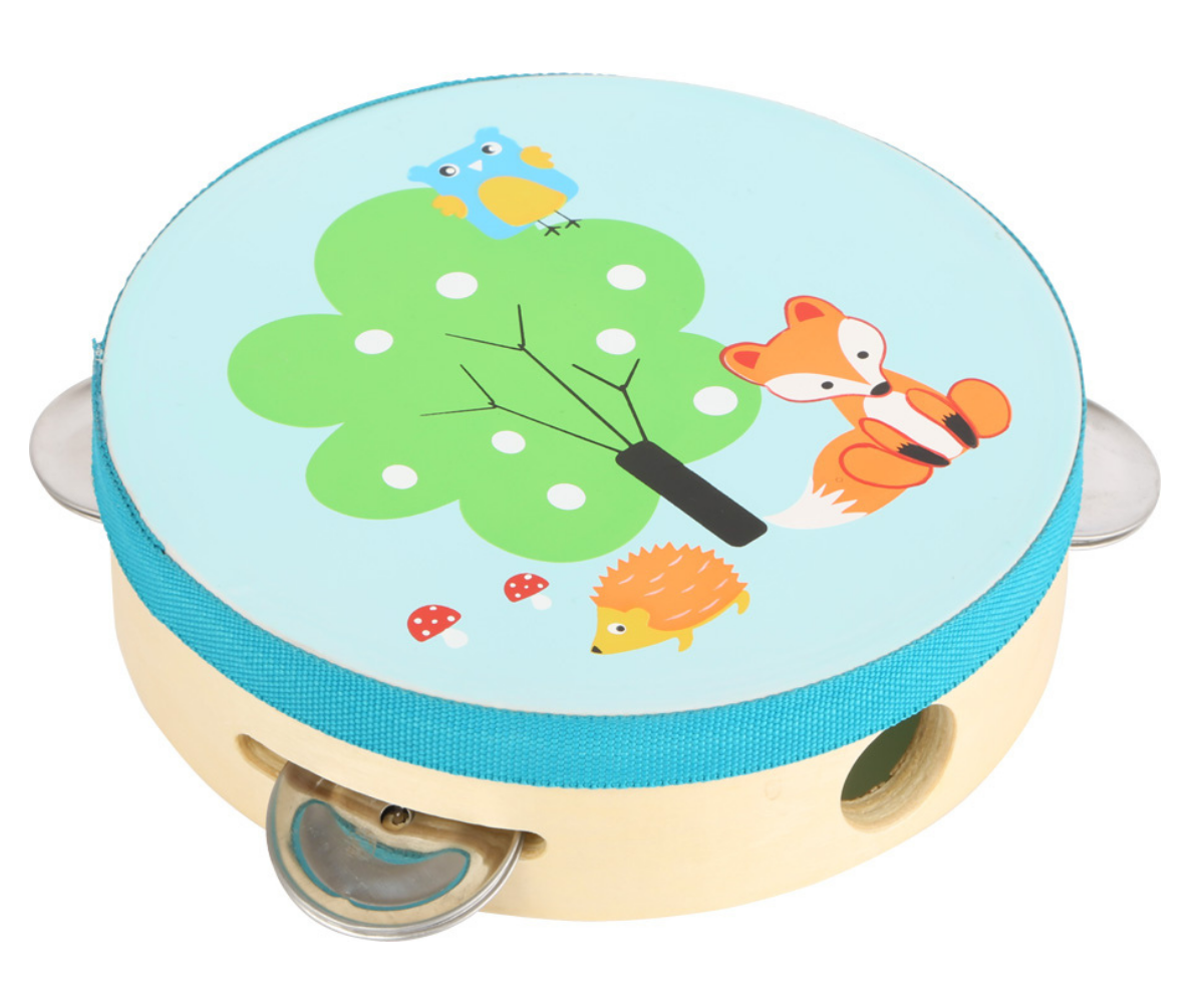 small foot laste tamburiin rütmitunde arendamiseks