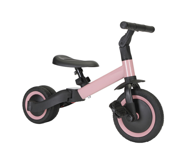 Kolmerattaline jalgratas 4-ühes KAYA Pink, Little Dutch