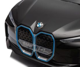 Laste elektriauto BMW I4 4x45W must, puldiga