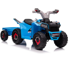 Laste elektriline ATV Quad Bike käruga 1x45W, sinine