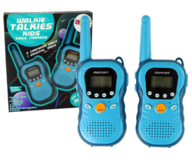 Laste sinised raadiosaatjad Walkie-Talkie, raadius ca 3km