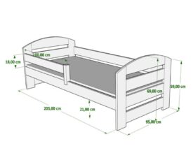 Lastevoodi 'Kami Plus' 90x200cm