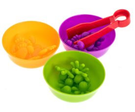 Montessori õppemäng - värviliste loomade sorteerimine