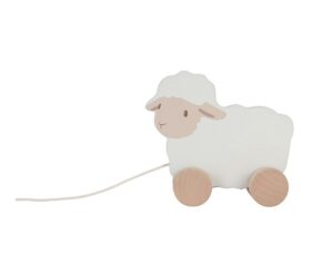 Puidust lammas nöörist tõmmatav Little Farm, Little Dutch