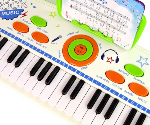 Elektriklaveri lastele sinine, koos nootidega