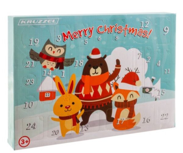 Jõulukalender lastele mänguasjadega