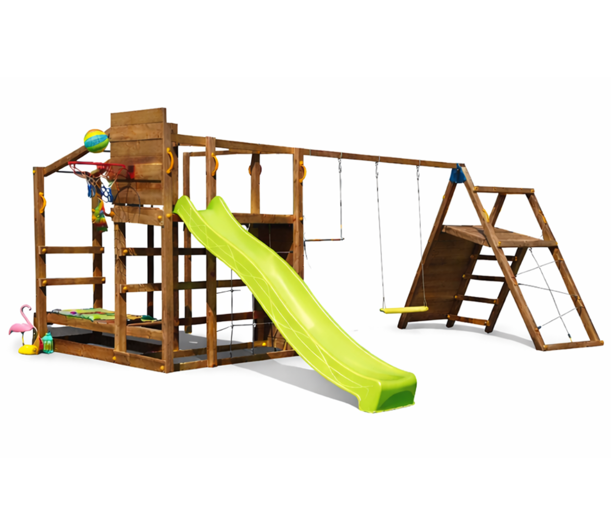 Mänguväljak Crossfit + ronimismoodul Challenger (immutatud) ronimisredeliga