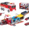 Transporter tuletõrjeauto helidega + 3 operatiivsõidukit