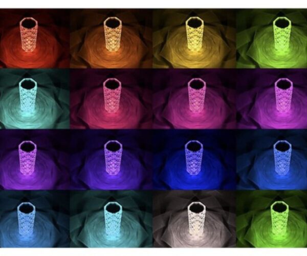 Värvi muutev LED kristalllamp