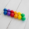 Connetix magnetklotsid 12-osaline Rainbow Replacement Ball Pack