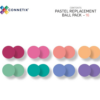 Connetix magnetklotsid 16-osaline Pastel Replacement Ball Pack