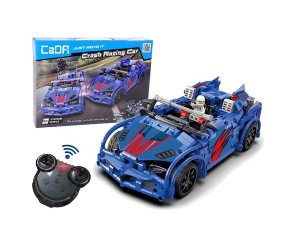 Ehitusklotsid (LEGO-tüüpi) Crash Racing CaDA (585 osa) puldiga