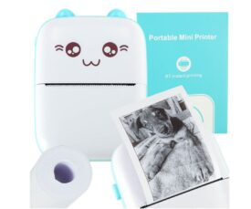 HITT! Mini termoprinter piltide printimiseks + 1 paberirull, Sinine_1