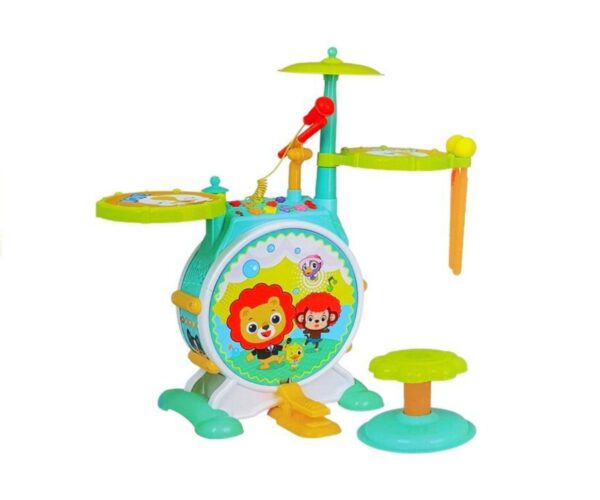 Laste trummikomplekt värviline, HOLA Super Star