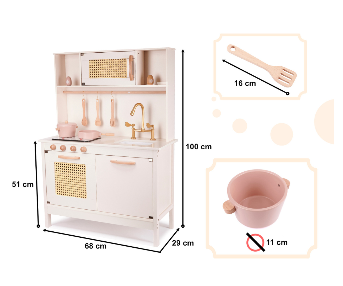 BOHO mänguköök, mis pakub realistlikku mängukogemust