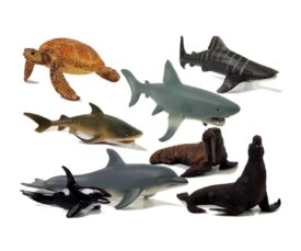 Mereloomade figuurid 8tk Sea Animals (ca 12cm)