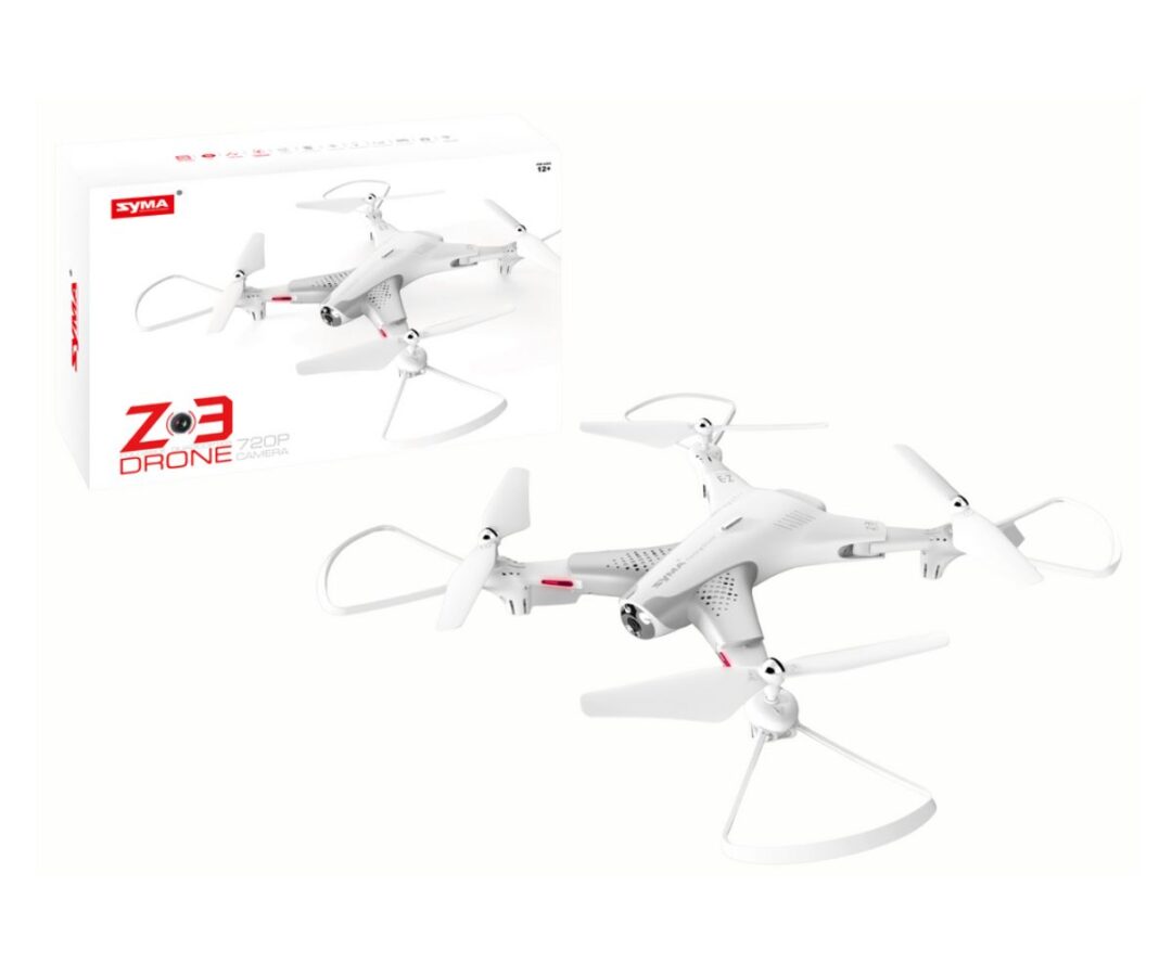 Droon SYMA RC Z3 720P kaamera ja puldiga, valge