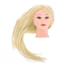 Juuksuri parukas soengute ja patside tegemiseks (70cm), blond