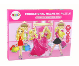 Magnetraamat Beautiful Barbie Girls nukkude riietamine