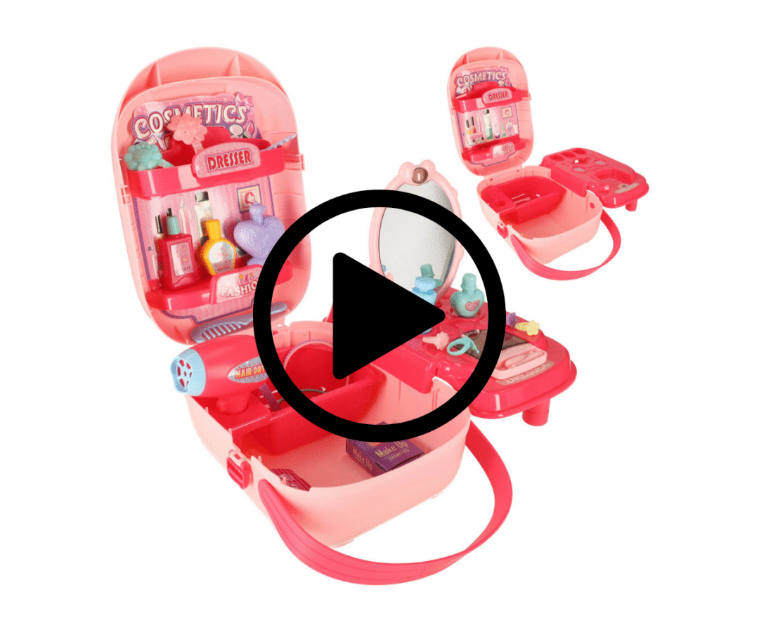 Ilukohver-meigilaud aksessuaaridega 37-osaline VIDEO