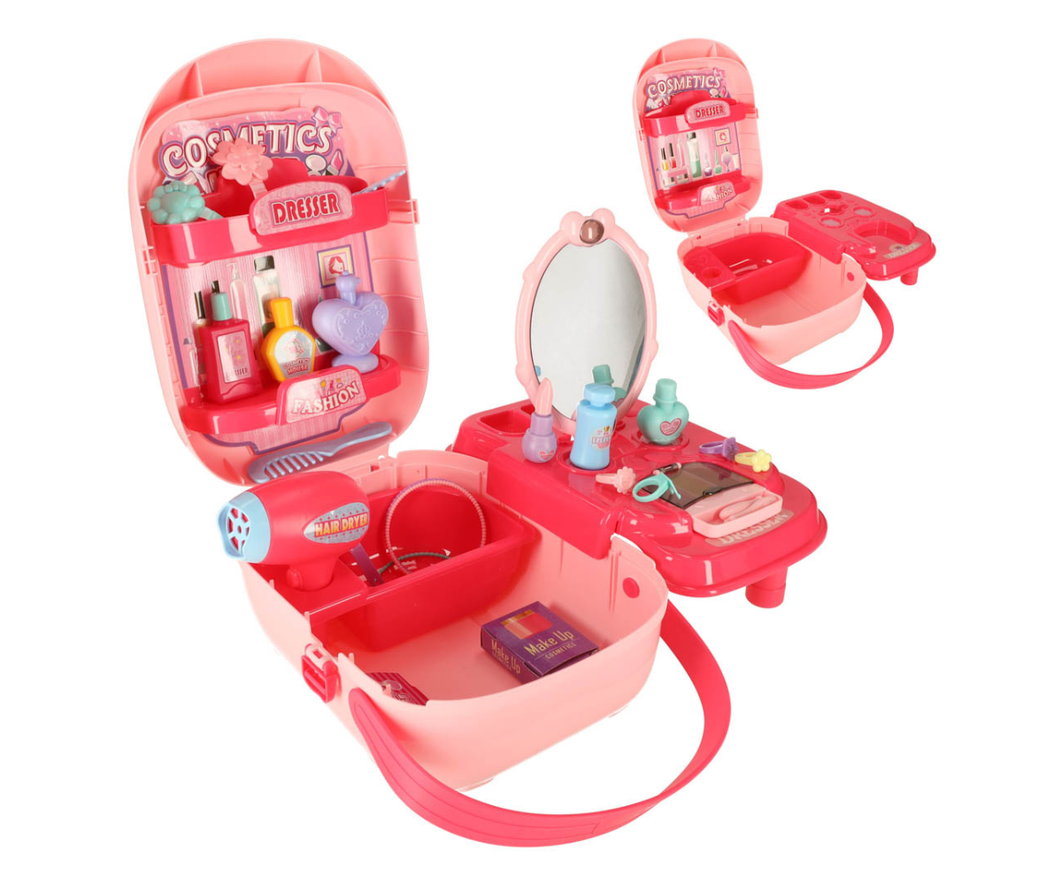 Kamm, käevõrud ja sõrmused laste ilusalongi mängukomplektist, ilutarvikud lastele