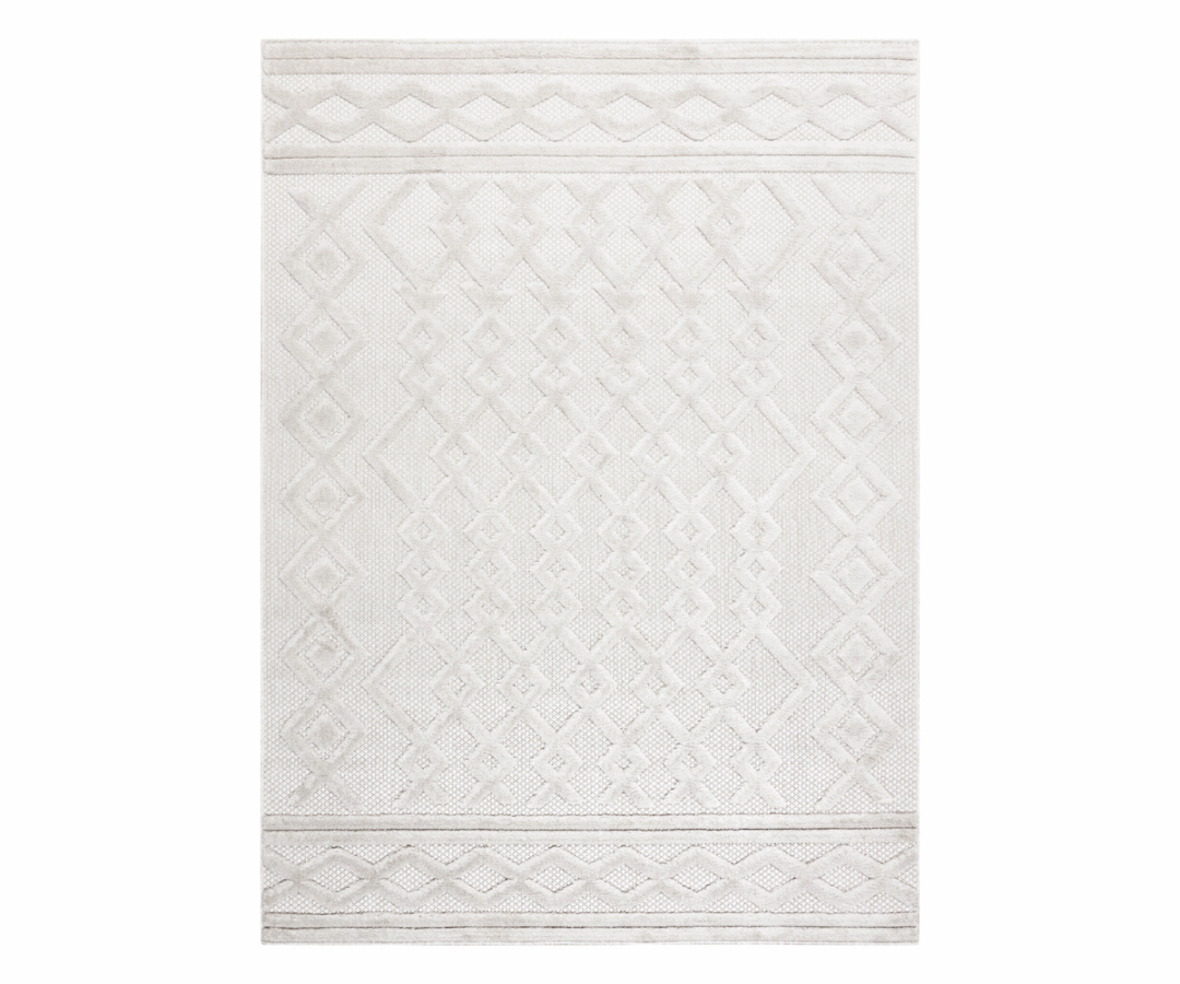 SANTO SISAL 58389 vaip – geomeetriline beež, rombide 1