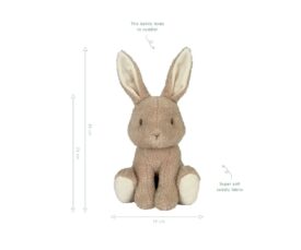 Kaisujänku 25 cm Baby Bunny, Little Dutch