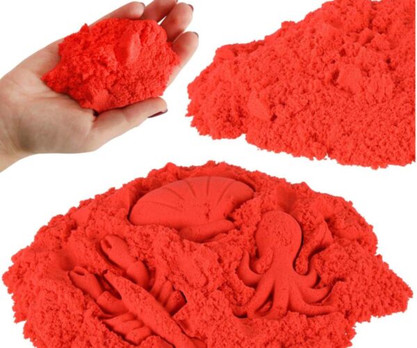 Kineetiline liiv 1kg punane