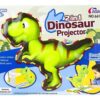 Laste joonistusprojektoröölamp Dinosaurus + 12 vildikat ja 3 pildiketast