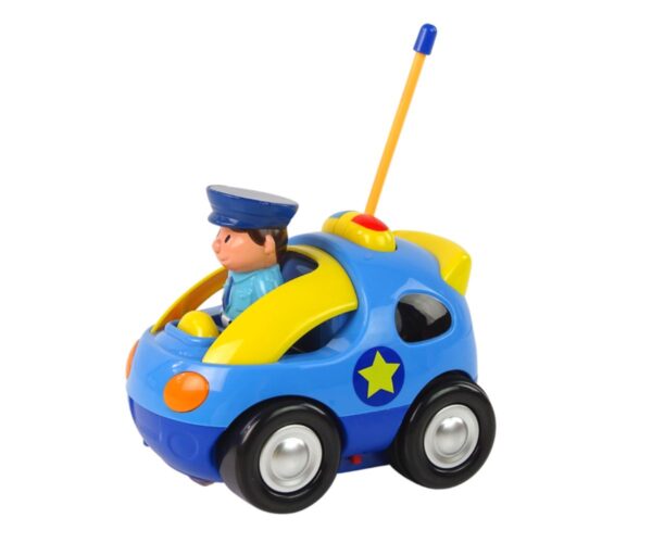 Mänguauto Politsei väikelapsele, puldiga