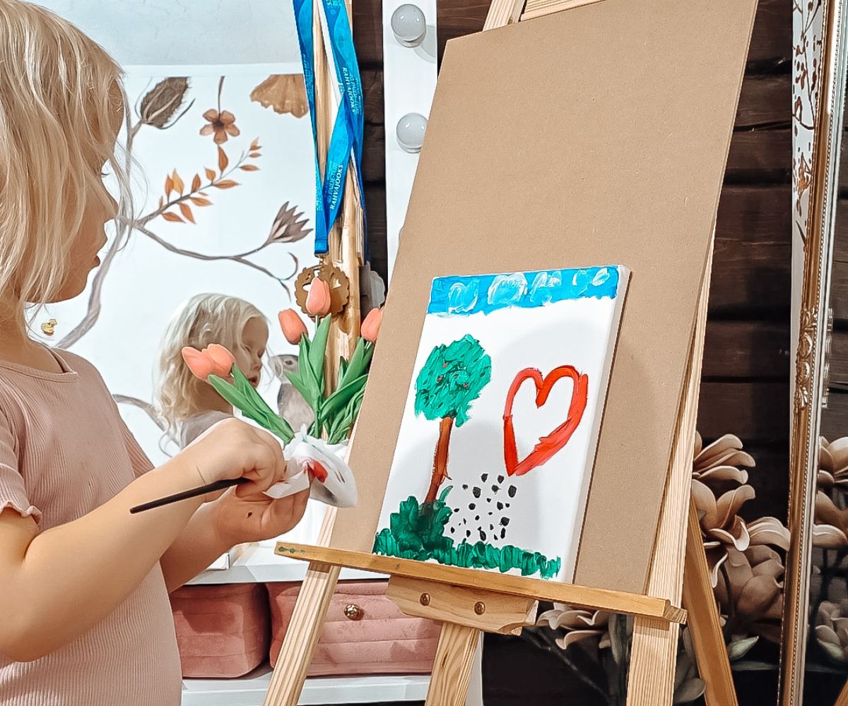 Puidust maalimismolbert 139cm reguleeritav - Maaleo JANE 2