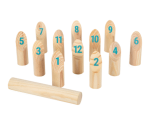 Viikingite puidust viskemäng numbritega Small foot 1