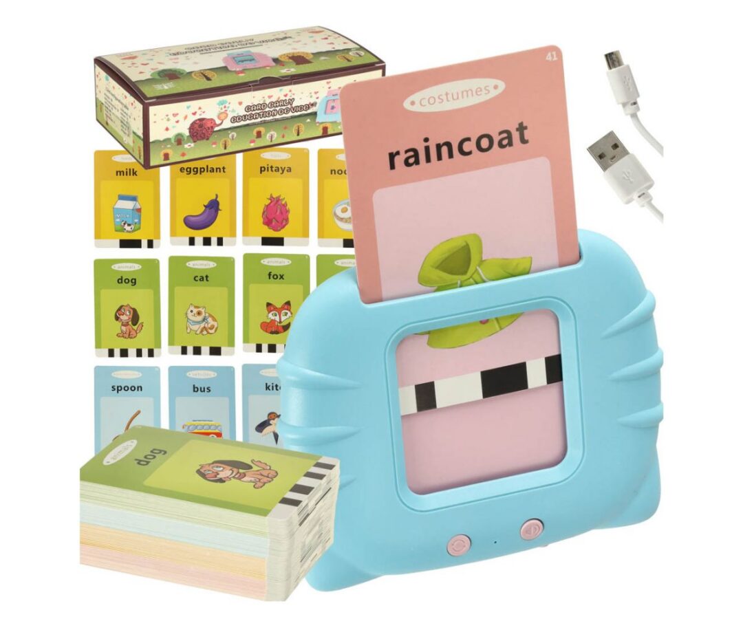 Interaktiivne inglise keele õppemäng – kaardilugeja 112 kaardiga (sinine)