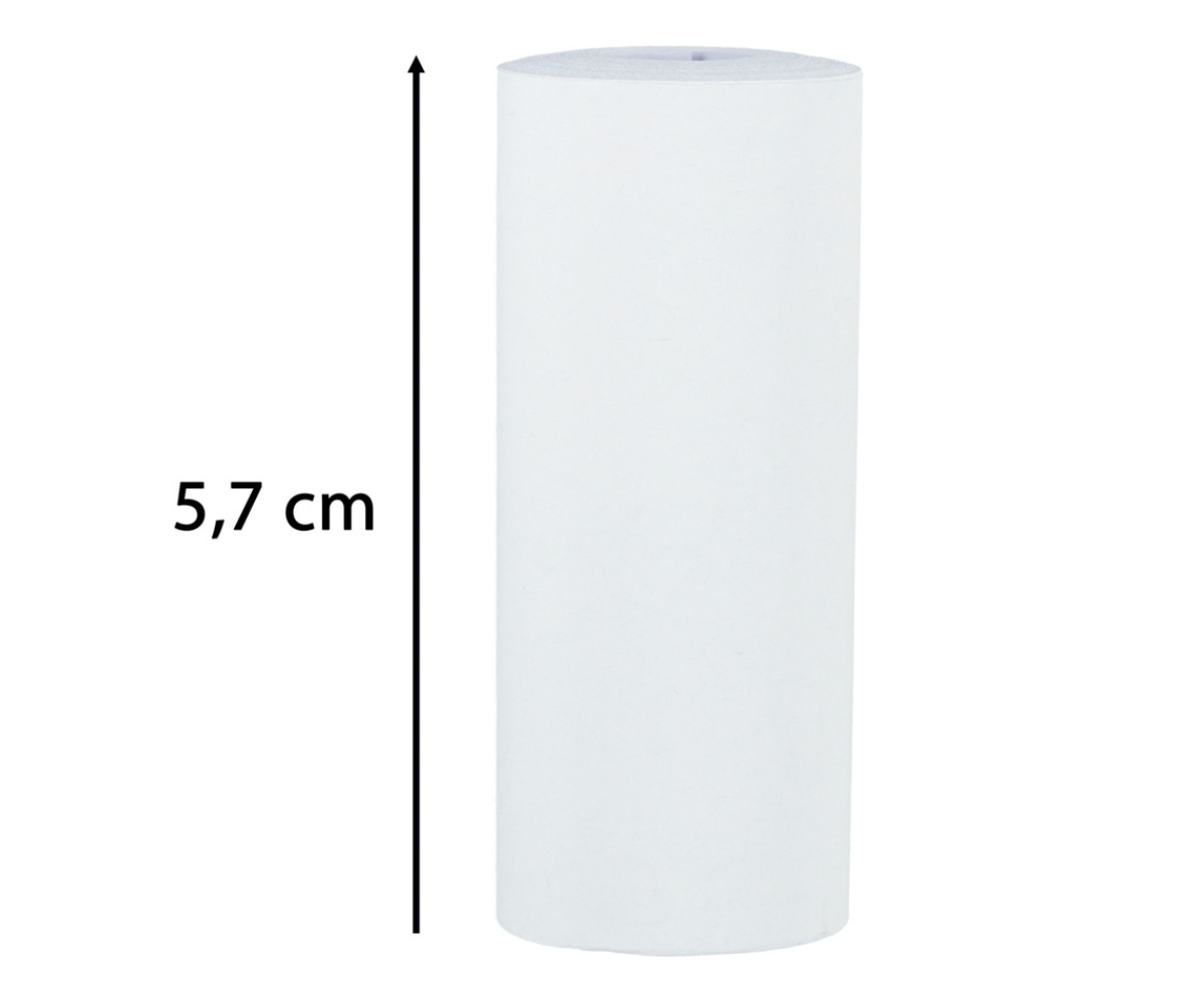 Minitermoprinteri paberirull 5,7 cm laiusega