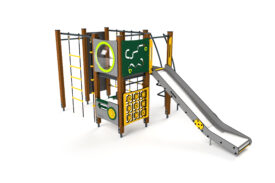 Avalik mänguväljak puitpostidega 10030 PLAY STRUCTURE