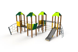 Avalik mänguväljak puitpostidega 10033 PLAY STRUCTURE