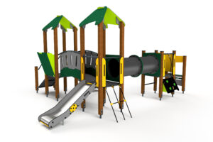 Avalik mänguväljak puitpostidega 10035 PLAY STRUCTURE