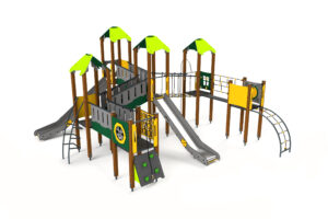 Avalik mänguväljak puitpostidega 10037 PLAY STRUCTURE