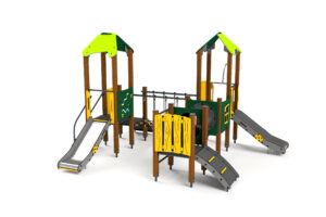 Avalik mänguväljak puitpostidega 10039 PLAY STRUCTURE