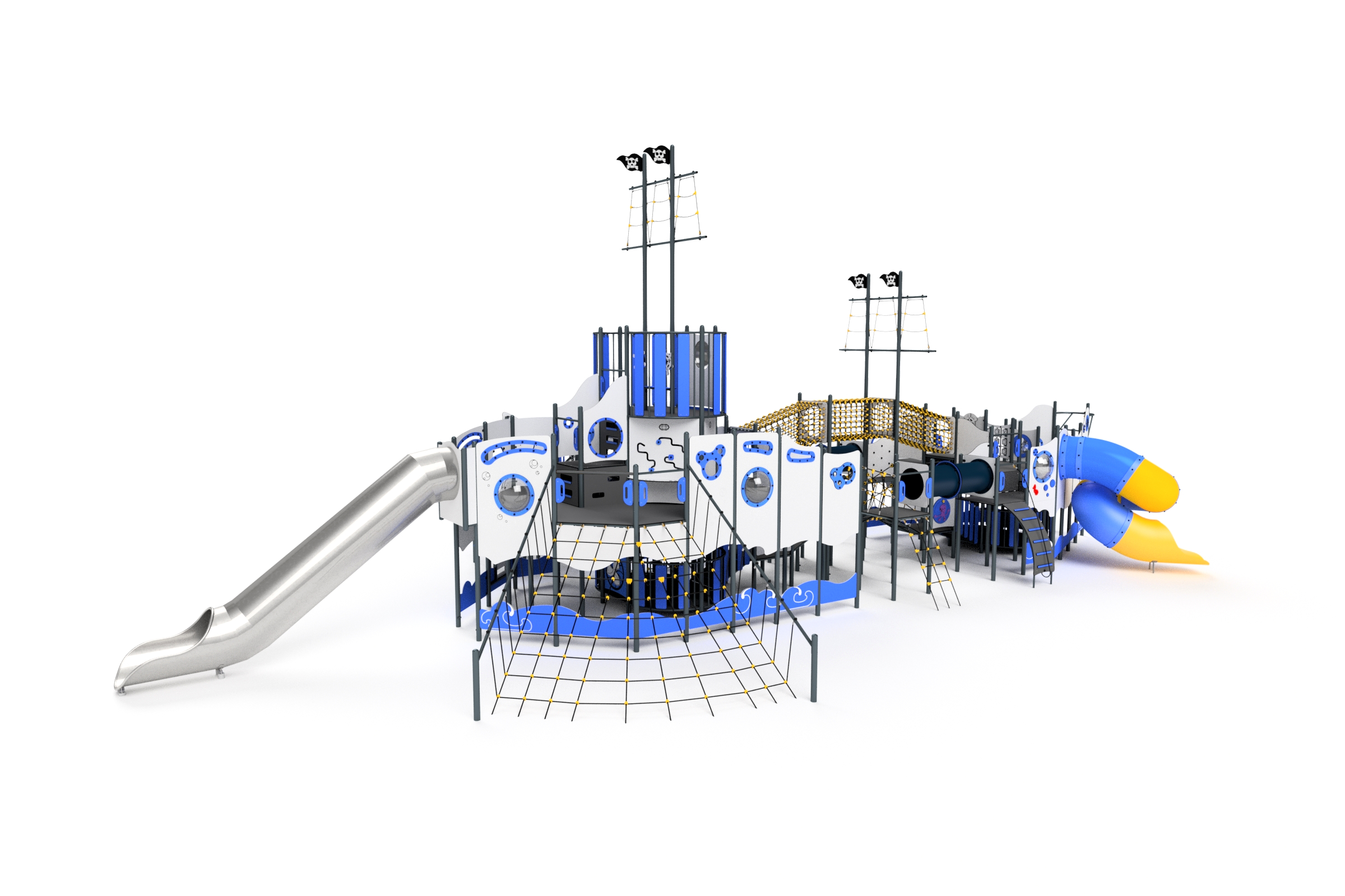 mänguväljak laeva-temaatika galioon 3018S vaade