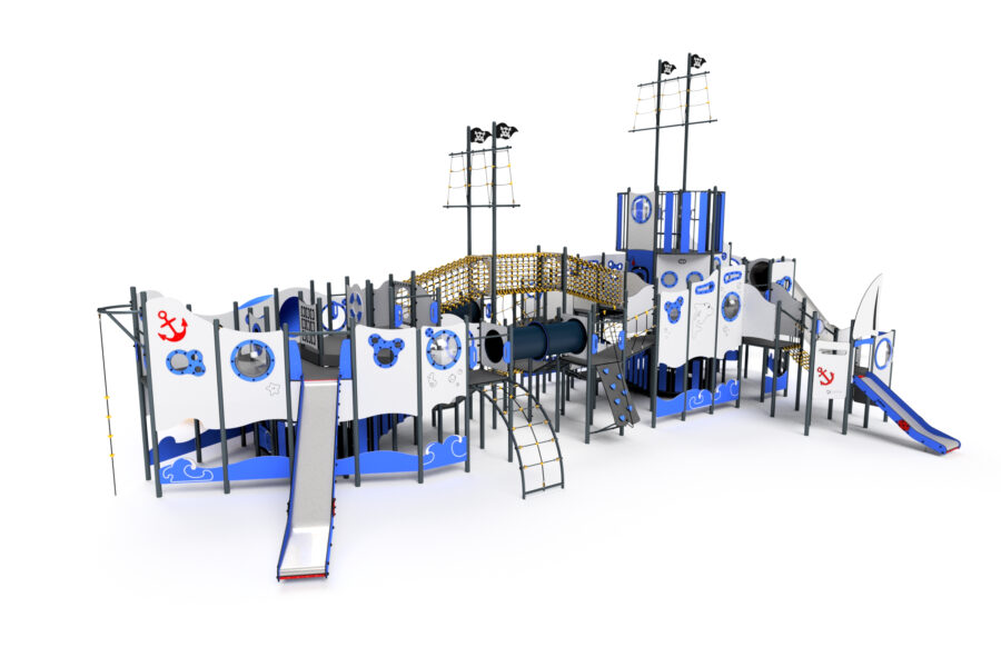 mänguväljak laeva-temaatika galioon 3018S vaade