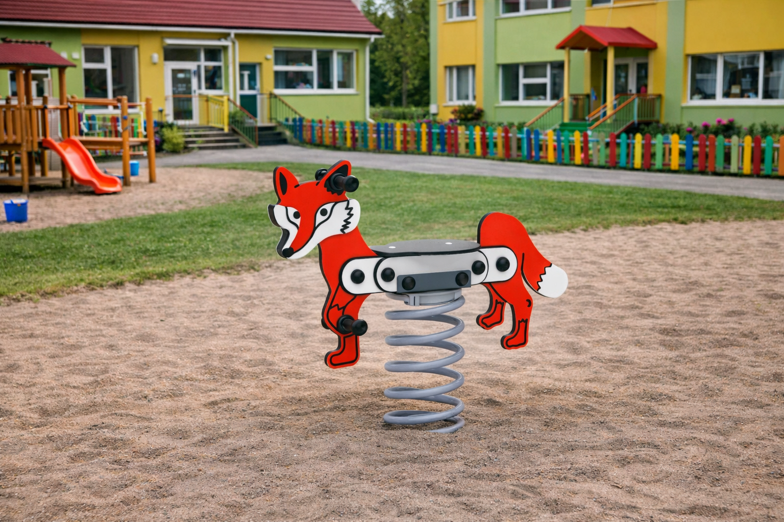 avalik vedrukiik rebasekujuline 3419s halli vedruga, taustaks lasteaed