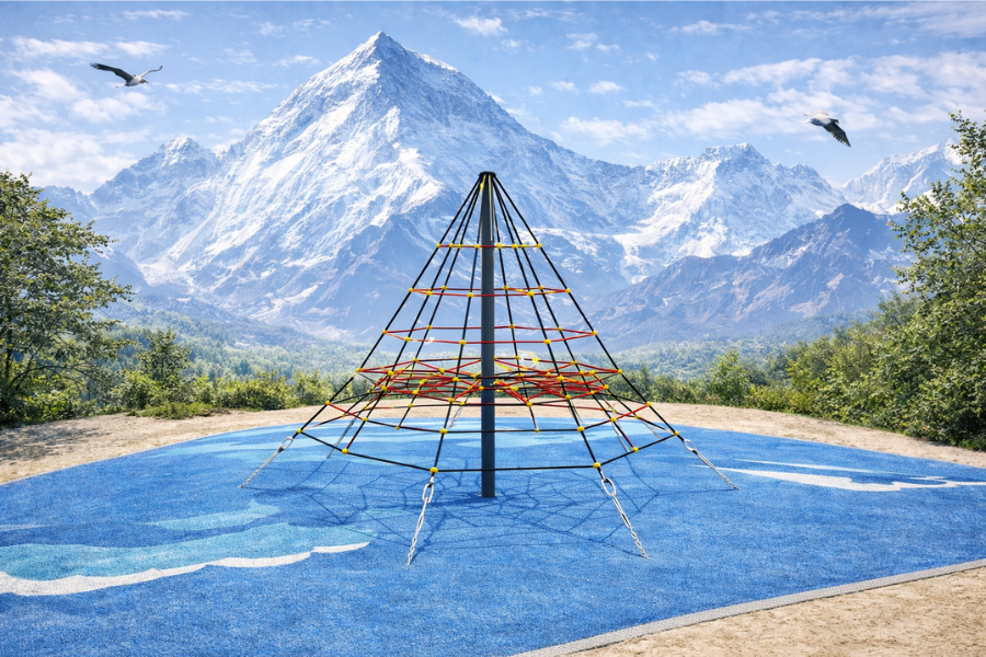 Avalik püramiid 4002S, tautaks mänguväljak ja Himalaya mäestik